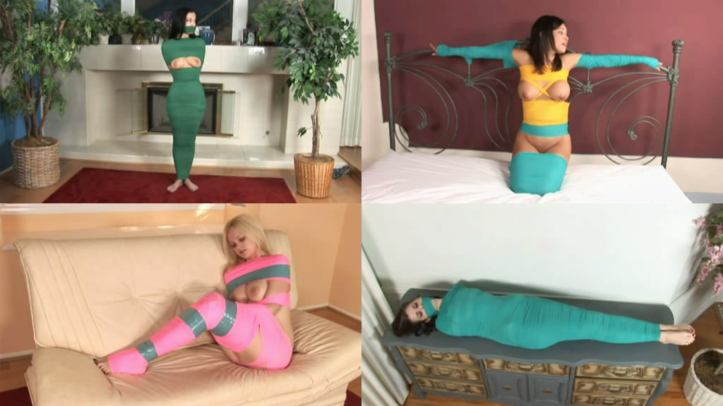 Pretty Girls Wrapped Like Presents WR32 / Красивые девушки обернуты как подарки