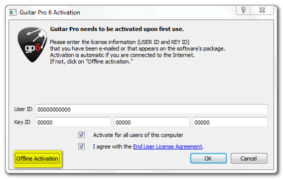 Guitar pro 6 offline activation crack full